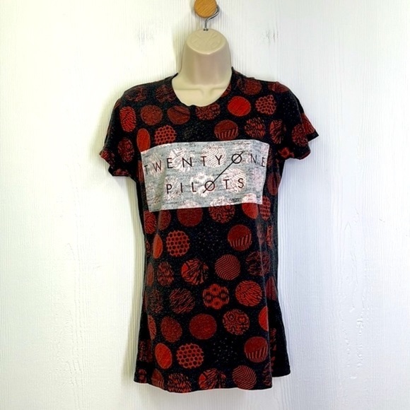 Rock Me - Twenty One Pilots Blurry-face Album Graphic Short Sleeve T Size Medium - Picture 2 of 9